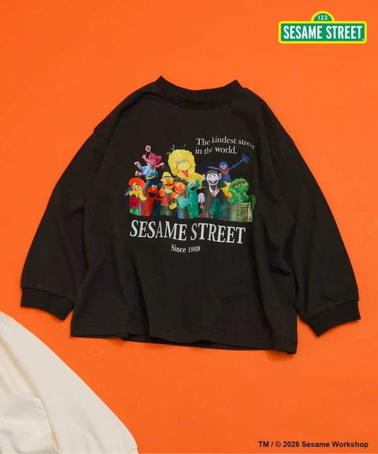 日本童裝 BREEZE x SESAME STREET 親子裝 衛衣 80-130cm 男童款/女童款 冬季 TOPS