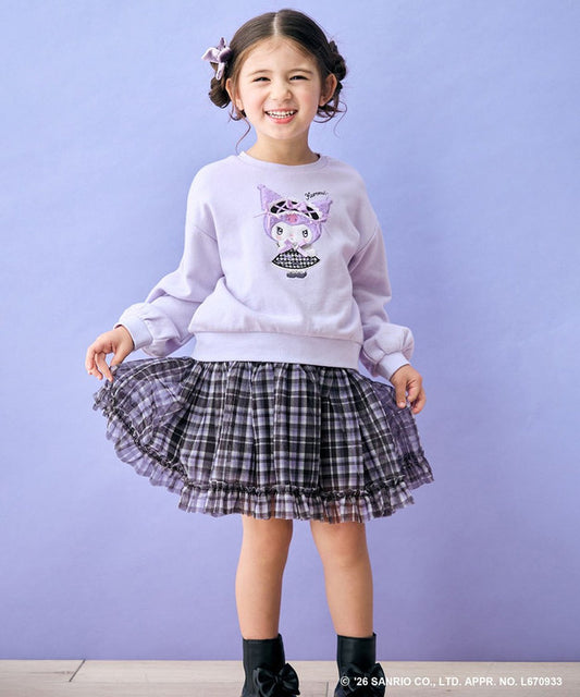 日本童裝 ANY#26 x Sanrio 毛毛貼布印花衛衣 100-150cm 女童款 秋季 TOPS