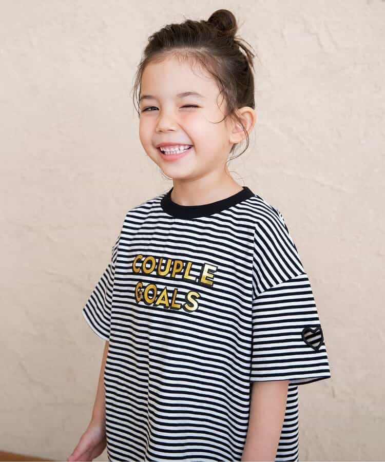 Japanese children's clothing BREEZE printed short-sleeved top 80-140cm girls summer TOPS