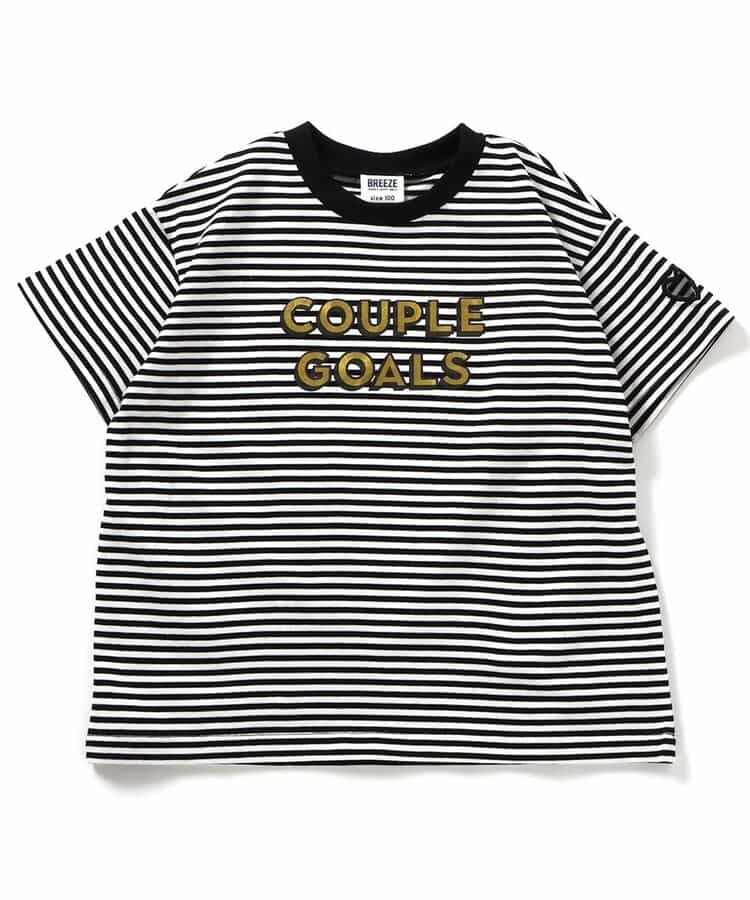 Japanese children's clothing BREEZE printed short-sleeved top 80-140cm girls summer TOPS