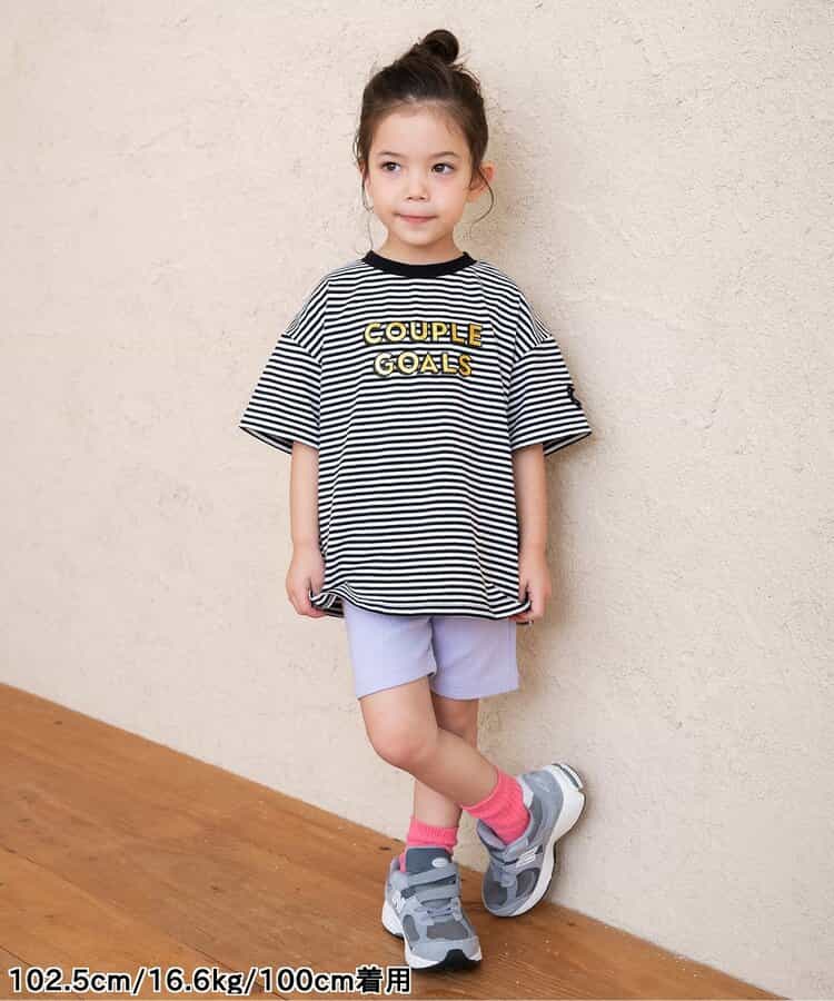 Japanese children's clothing BREEZE printed short-sleeved top 80-140cm girls summer TOPS