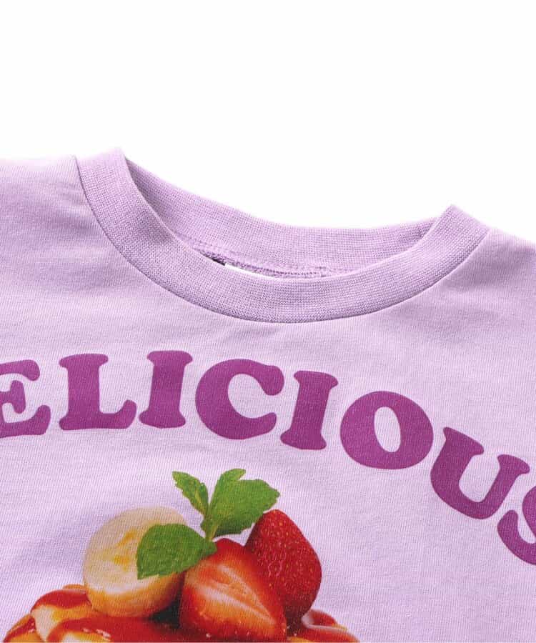 Japanese children's clothing BREEZE printed short-sleeved top 80-140cm girls summer TOPS