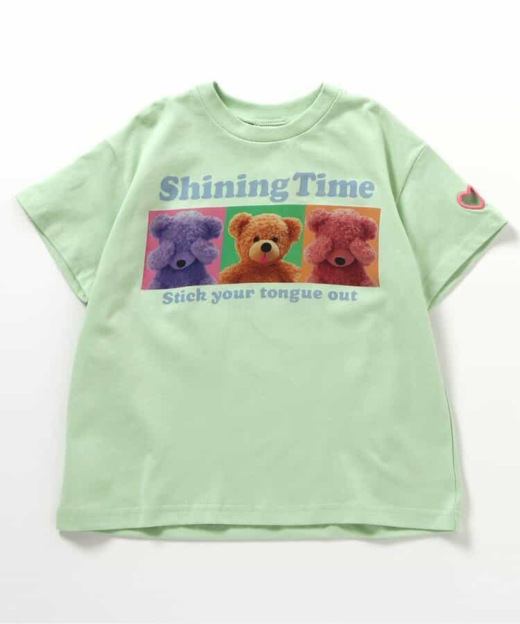 Japanese children's clothing BREEZE printed short-sleeved top 80-140cm girls summer TOPS