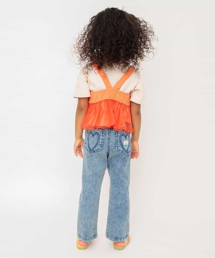 Japanese children's clothing BREEZE crochet two-piece suit 80-140cm girls summer TOPS
