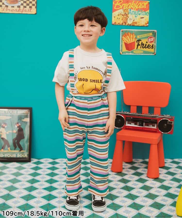 Japanese children's clothing BREEZE printed short-sleeved top 80-150cm boys' summer TOPS