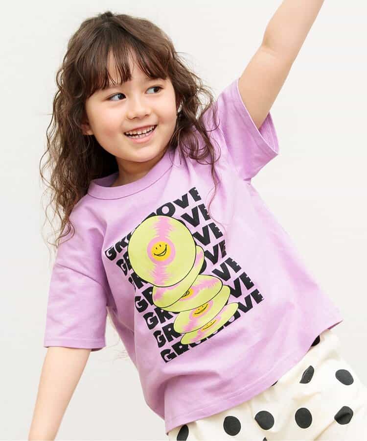 Japanese children's clothing BREEZE printed short-sleeved top 80-150cm boys' summer TOPS