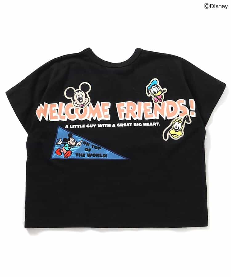 Japanese children's clothing BREEZE x Disney printed top 80-140cm boys' summer TOPS