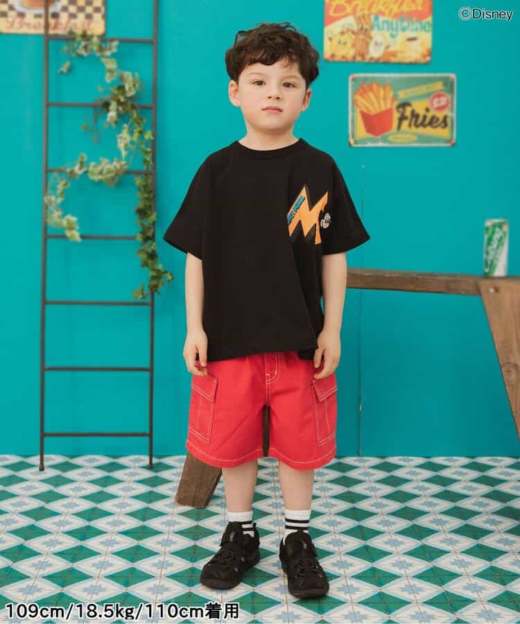 Japanese children's clothing BREEZE x Disney printed top 80-140cm boys' summer TOPS