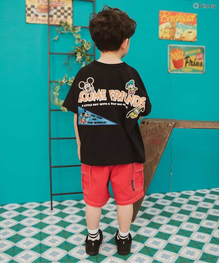 Japanese children's clothing BREEZE x Disney printed top 80-140cm boys' summer TOPS