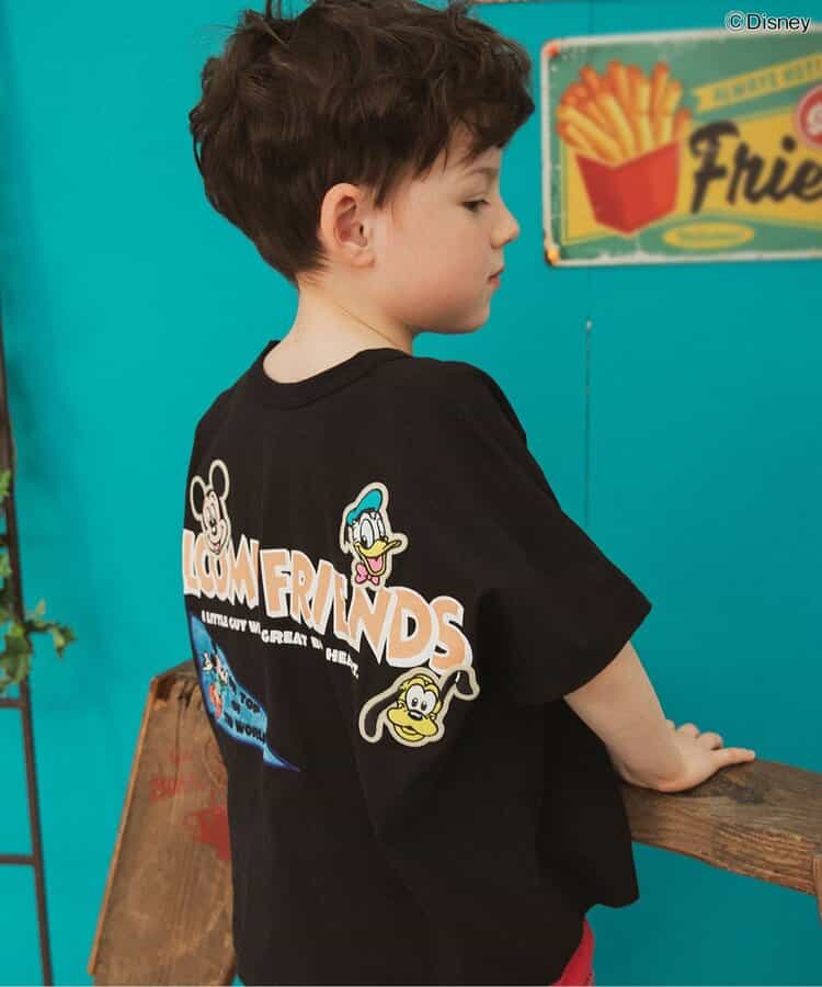 Japanese children's clothing BREEZE x Disney printed top 80-140cm boys' summer TOPS