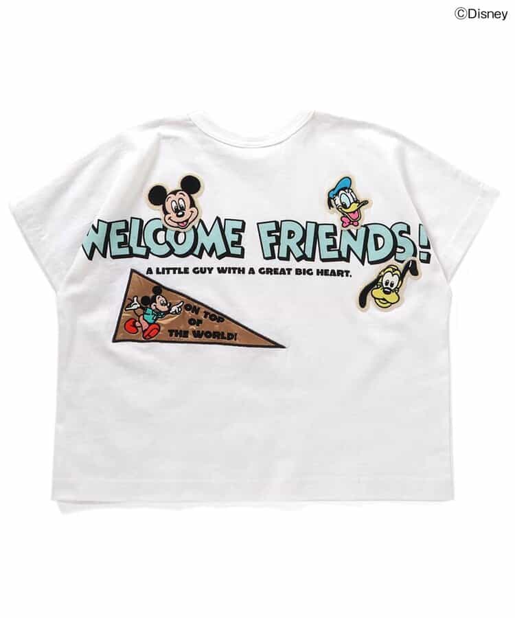 Japanese children's clothing BREEZE x Disney printed top 80-140cm boys' summer TOPS