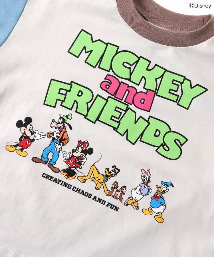 Japanese children's clothing BREEZE x Disney printed tops 80-140cm boys/girls summer TOPS
