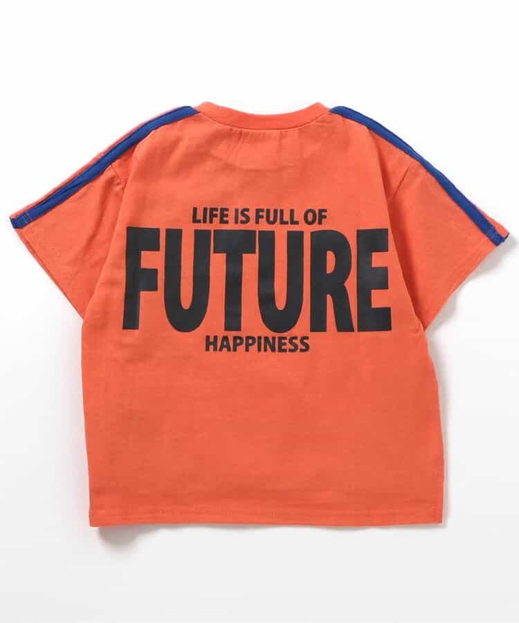 Japanese children's clothing BREEZE letter print top 90-160cm girls summer TOPS