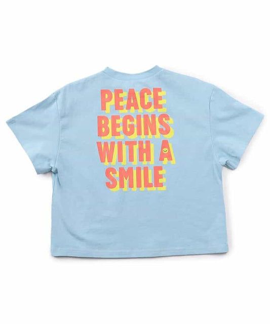 Japanese children's clothing BREEZE letter print top 90-150cm boys/girls summer TOPS
