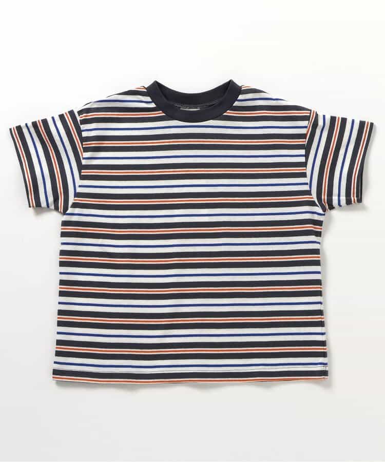 Japanese children's clothing BREEZE striped top 90-160cm boys/girls summer TOPS