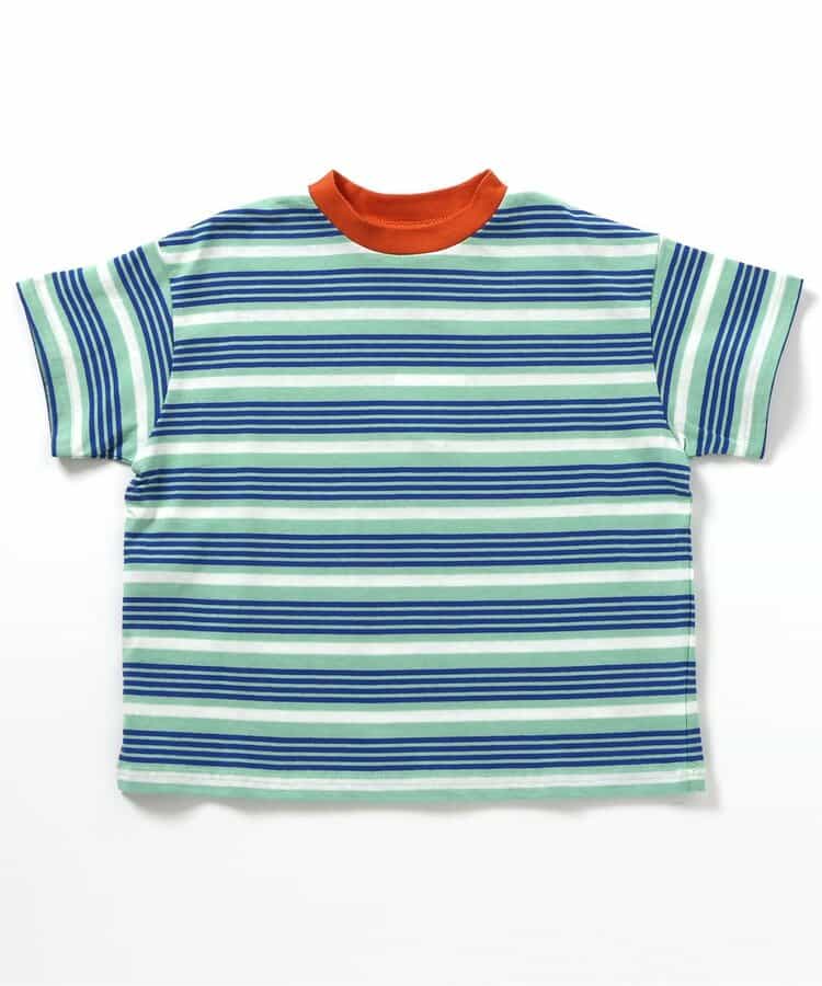 Japanese children's clothing BREEZE striped top 90-160cm boys/girls summer TOPS