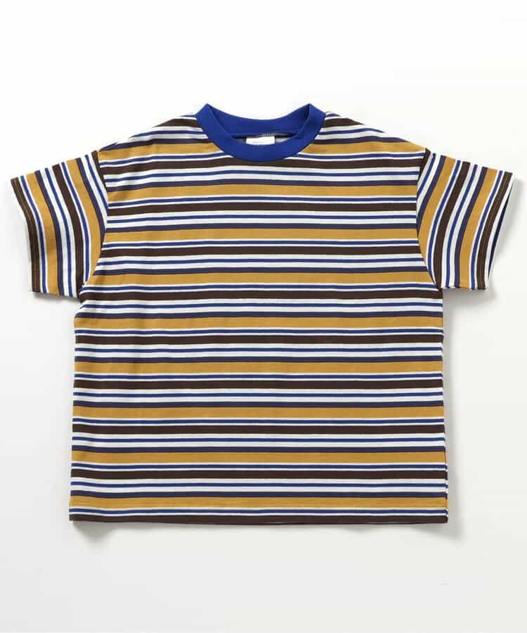 Japanese children's clothing BREEZE striped top 90-160cm boys/girls summer TOPS