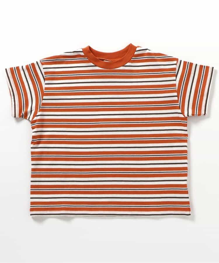 Japanese children's clothing BREEZE striped top 90-160cm boys/girls summer TOPS