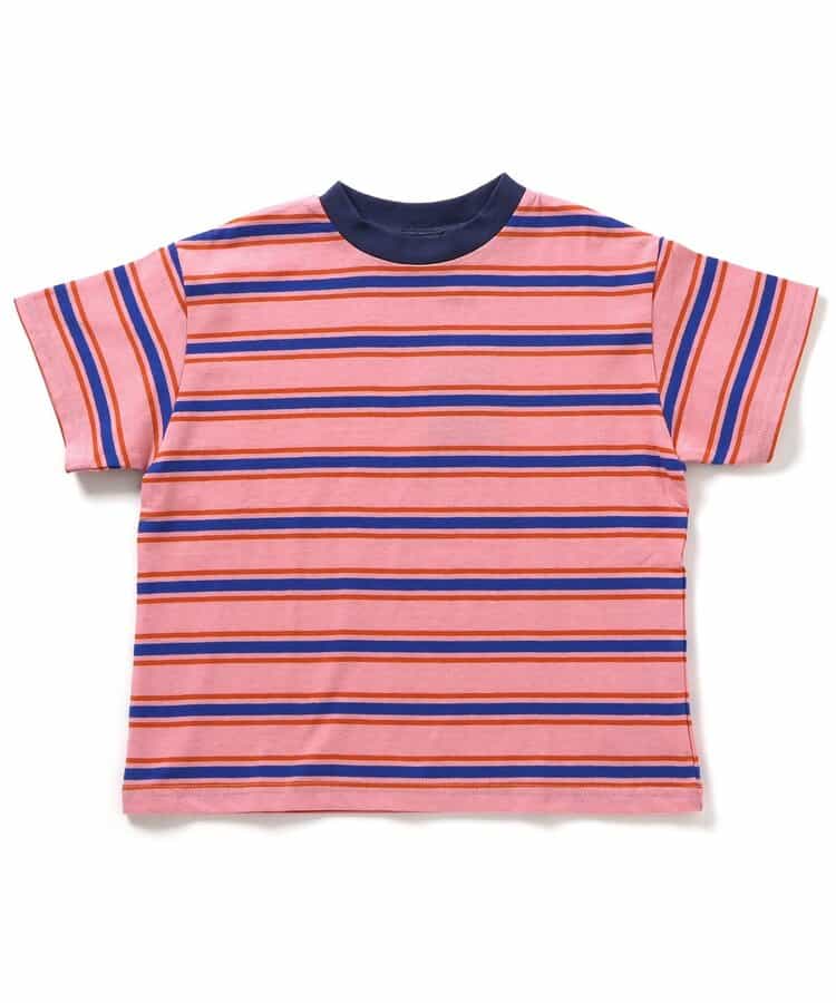 Japanese children's clothing BREEZE striped top 90-160cm boys/girls summer TOPS