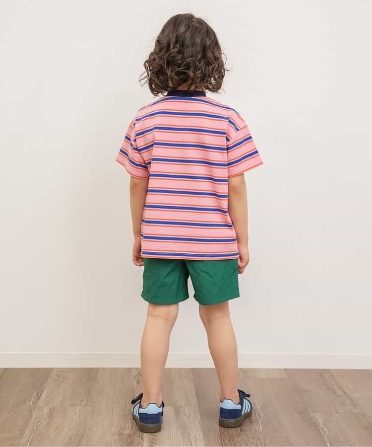 Japanese children's clothing BREEZE striped top 90-160cm boys/girls summer TOPS