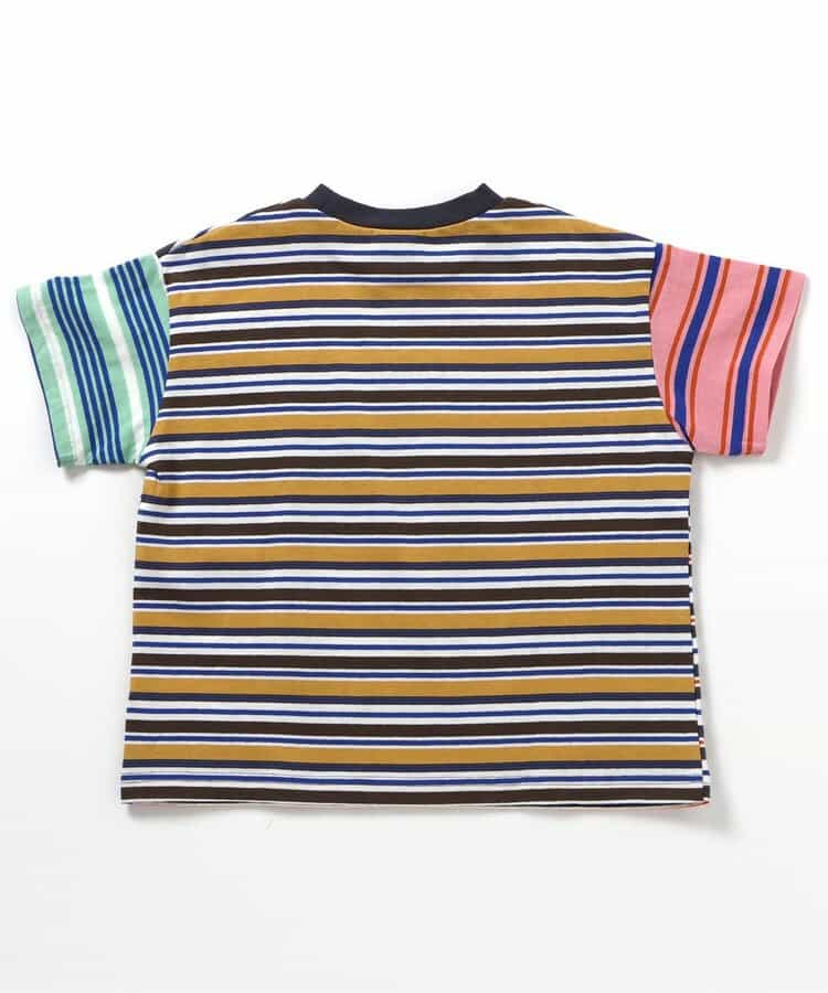Japanese children's clothing BREEZE striped top 90-160cm boys/girls summer TOPS