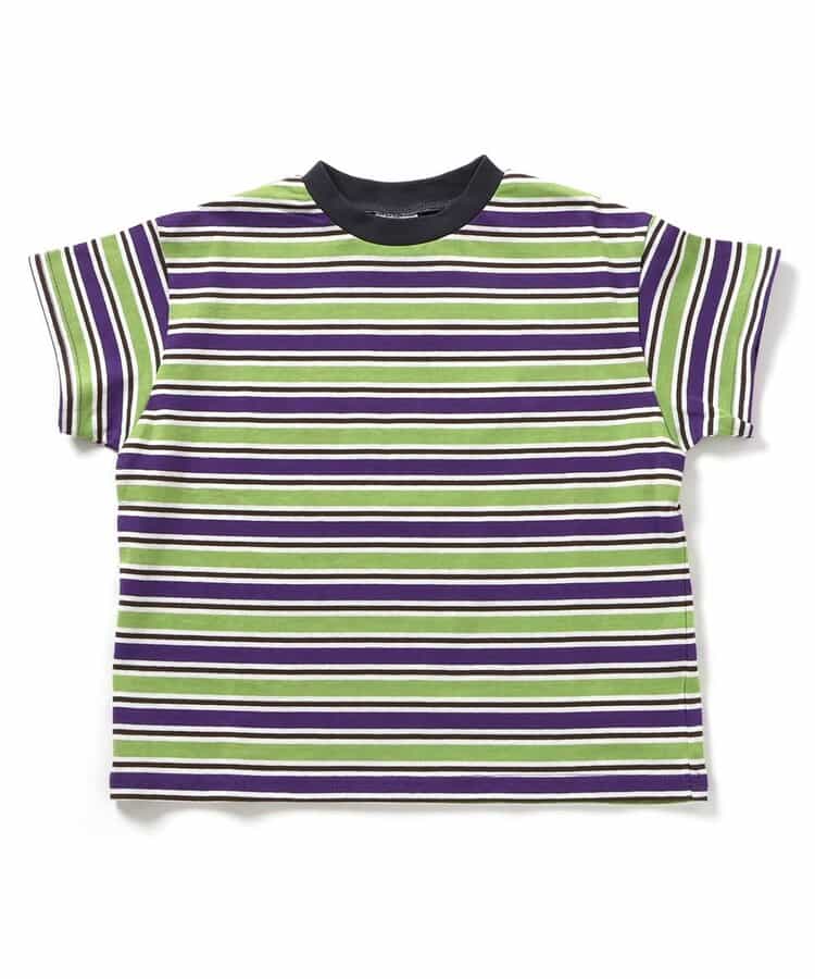 Japanese children's clothing BREEZE striped top 90-160cm boys/girls summer TOPS
