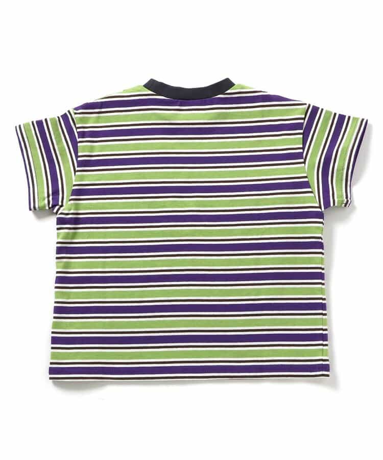 Japanese children's clothing BREEZE striped top 90-160cm boys/girls summer TOPS