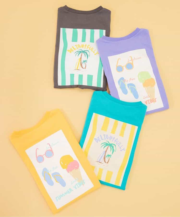 BREEZE Summer Print Tops (80-140cm) for Boys and Girls (Japanese Children's Clothing)