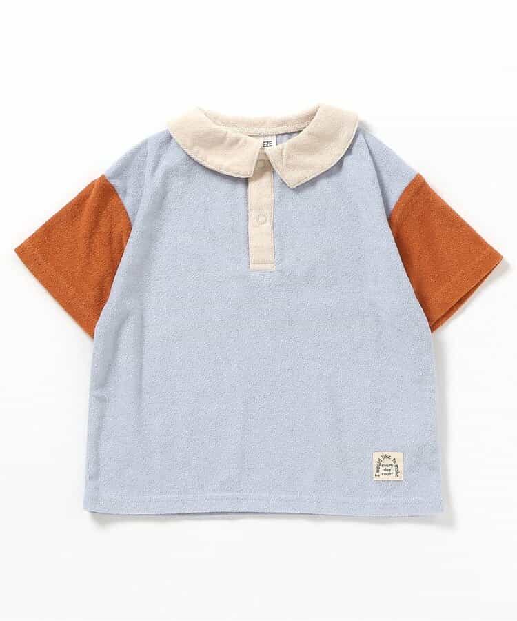 Japanese BREEZE Towel Collar Top 80-140cm Boys Summer TOPS