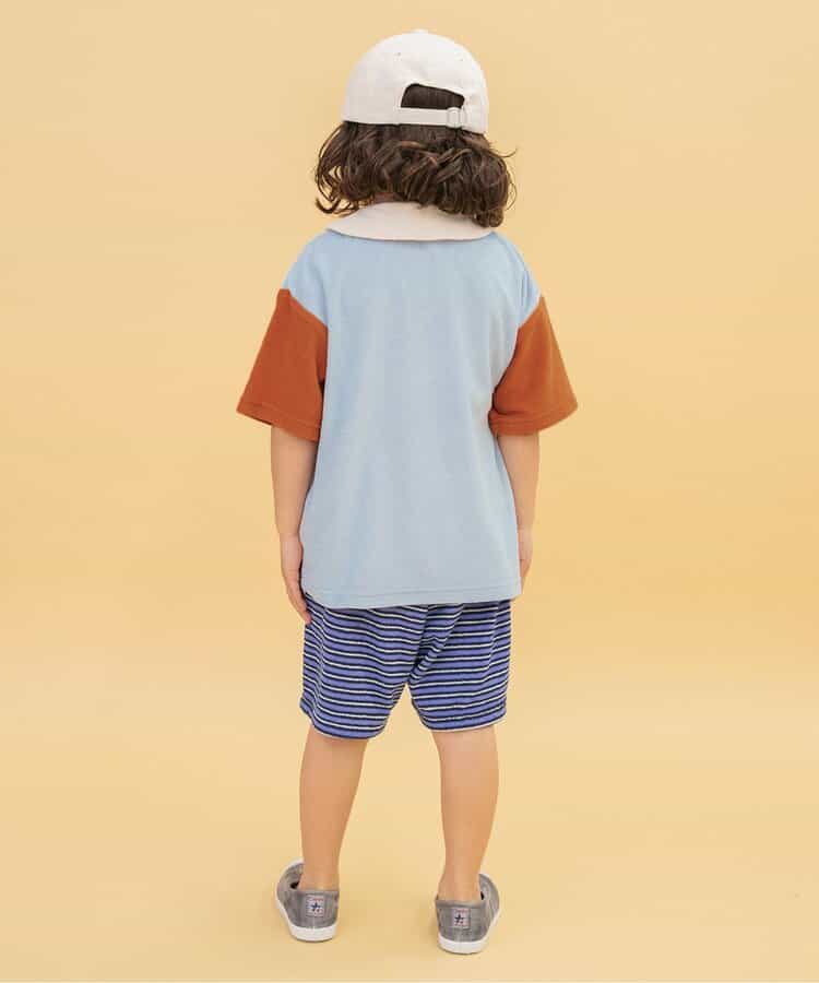 Japanese BREEZE Towel Collar Top 80-140cm Boys Summer TOPS