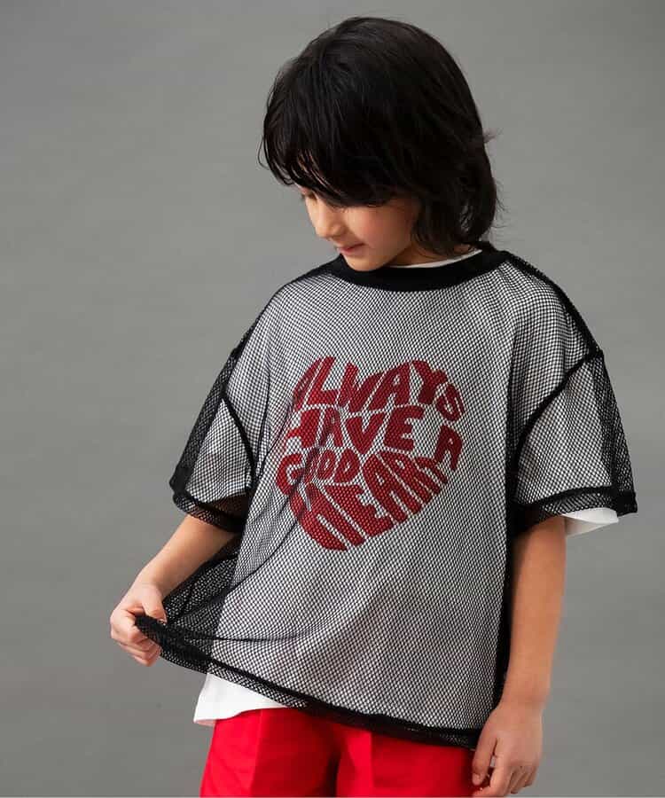 Japanese children's clothing BREEZE mesh top 90-160cm boys' summer TOPS