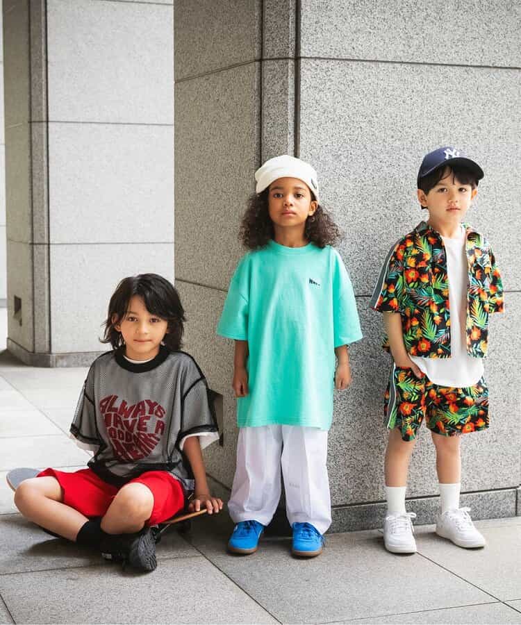 Japanese children's clothing BREEZE mesh top 90-160cm boys' summer TOPS