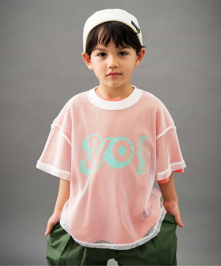 Japanese children's clothing BREEZE mesh top 90-160cm boys' summer TOPS