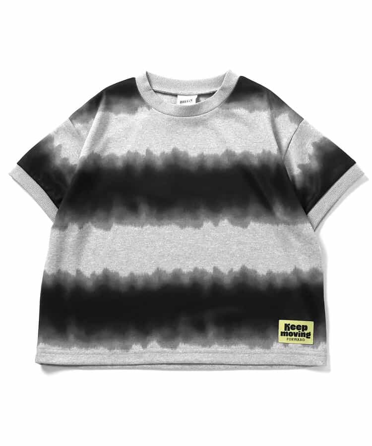 Japanese children's clothing BREEZE tie-dye print top 90-160cm boys' summer TOPS