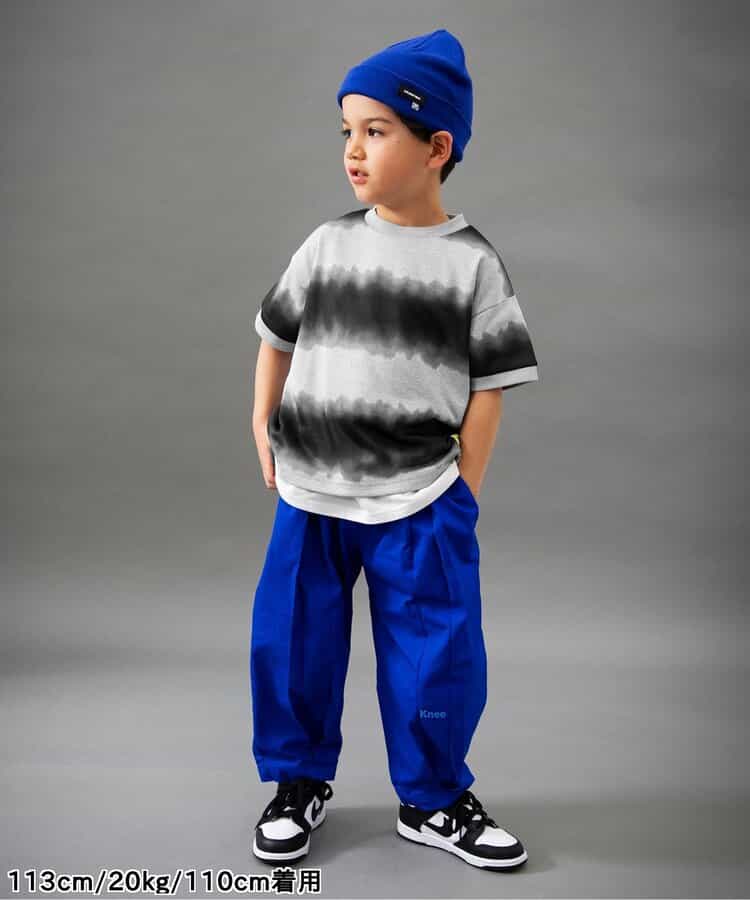 Japanese children's clothing BREEZE tie-dye print top 90-160cm boys' summer TOPS