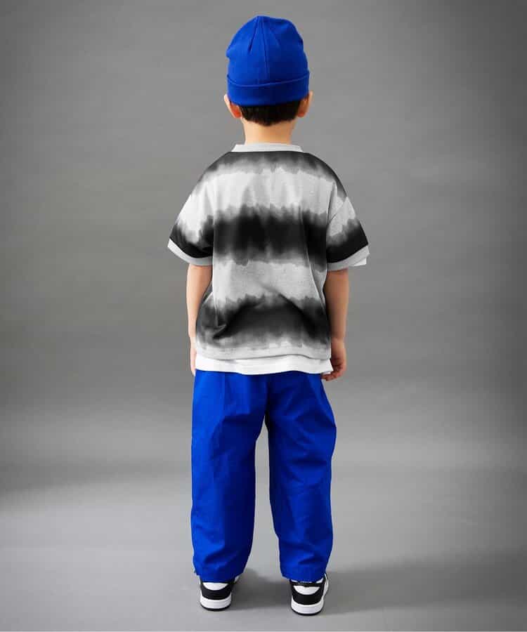 Japanese children's clothing BREEZE tie-dye print top 90-160cm boys' summer TOPS