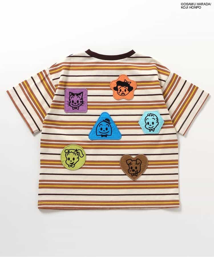 Japanese children's clothing BREEZE OSAMU GOODS striped top 80-140cm boys/girls summer TOPS