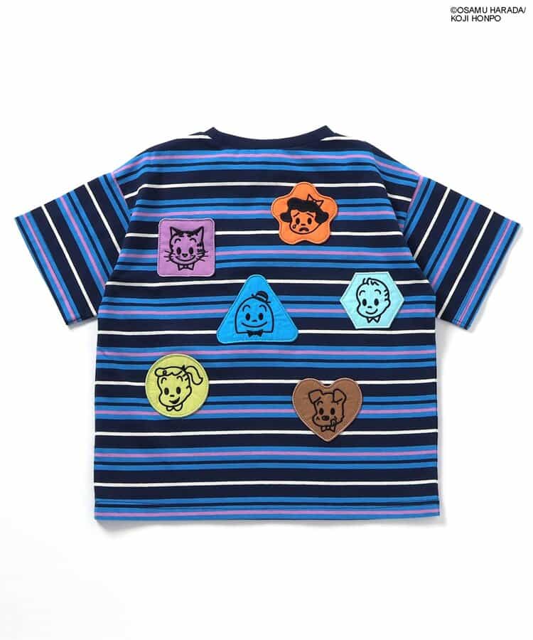 Japanese children's clothing BREEZE OSAMU GOODS striped top 80-140cm boys/girls summer TOPS