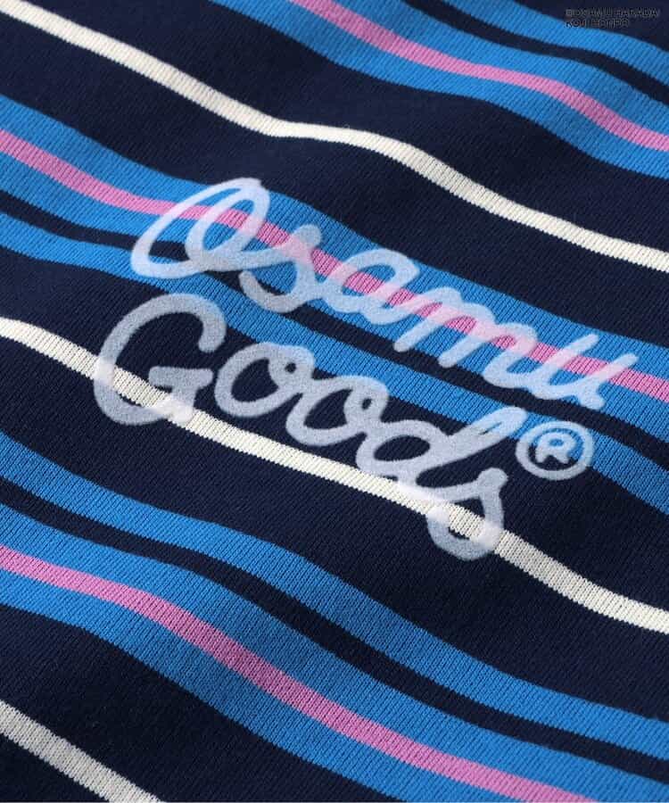 Japanese children's clothing BREEZE OSAMU GOODS striped top 80-140cm boys/girls summer TOPS