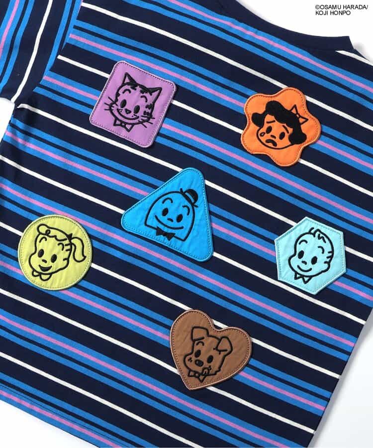 Japanese children's clothing BREEZE OSAMU GOODS striped top 80-140cm boys/girls summer TOPS