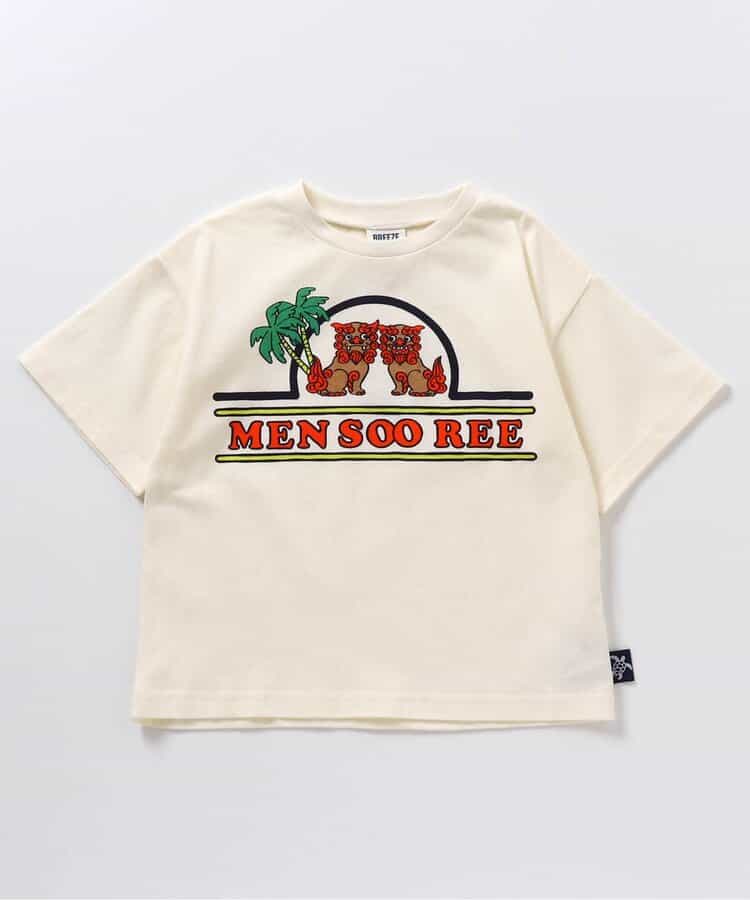 BREEZE OKINAWA Okinawa-style pattern tops (90-150cm) for boys and girls (Spring)