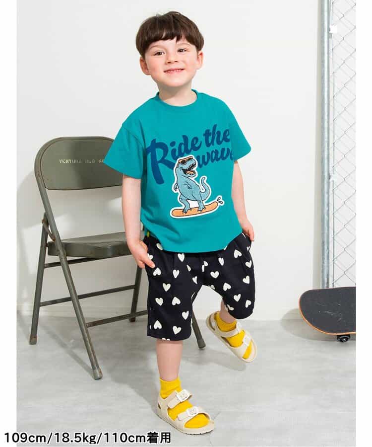 Japanese children's clothing BREEZE fur pattern top 80-140cm boys/girls summer TOPS