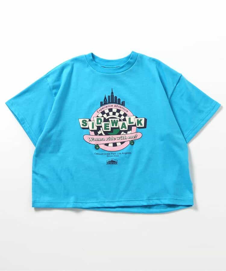 Japanese children's clothing BREEZE printed short-sleeved top 90-160cm boys' summer TOPS
