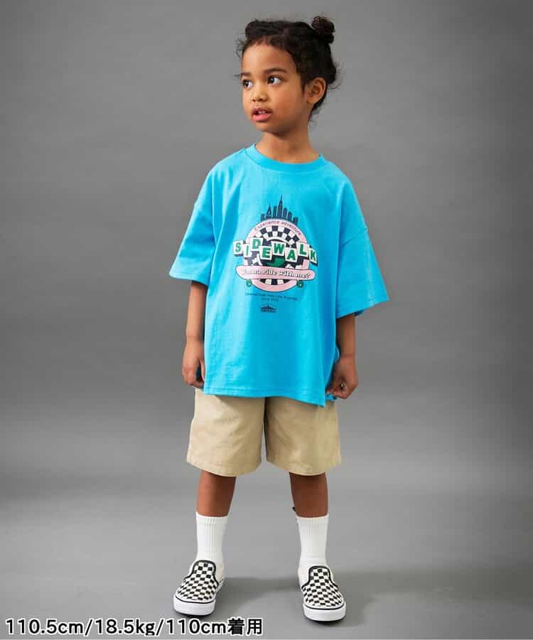 Japanese children's clothing BREEZE printed short-sleeved top 90-160cm boys' summer TOPS