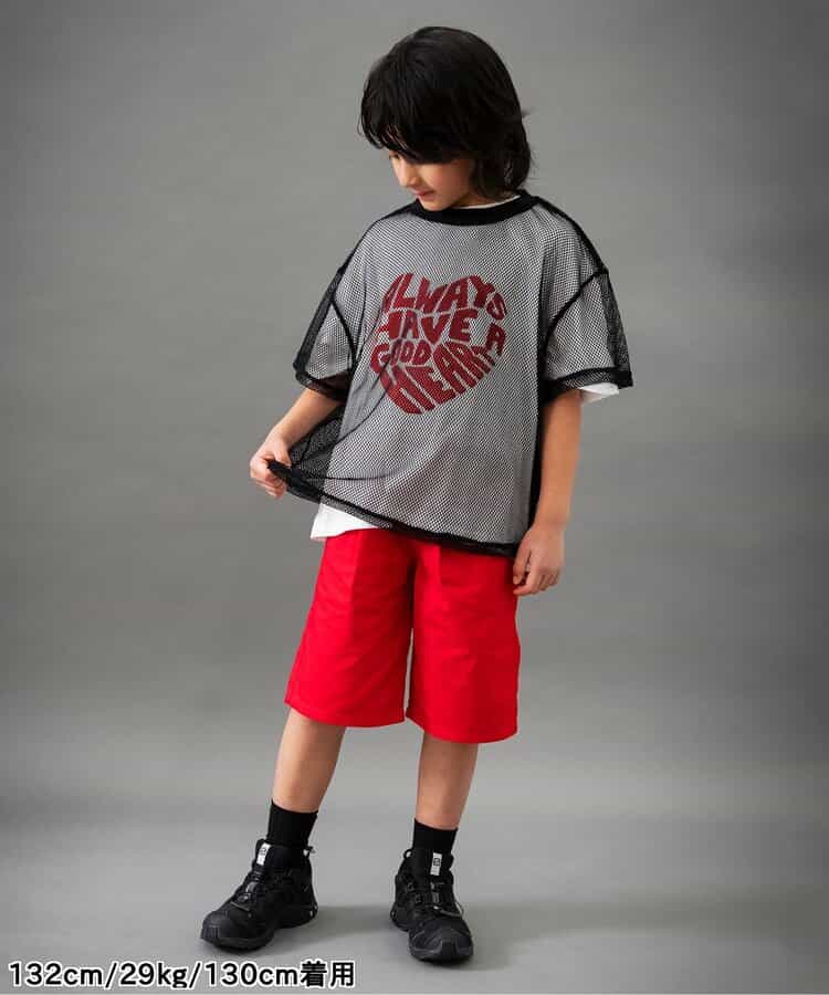 Japanese children's clothing BREEZE printed short-sleeved top 90-160cm boys' summer TOPS