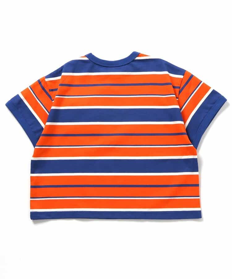 Japanese children's clothing BREEZE striped top 90-160cm boys' summer TOPS