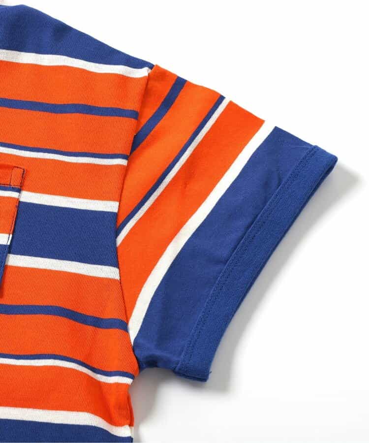 Japanese children's clothing BREEZE striped top 90-160cm boys' summer TOPS