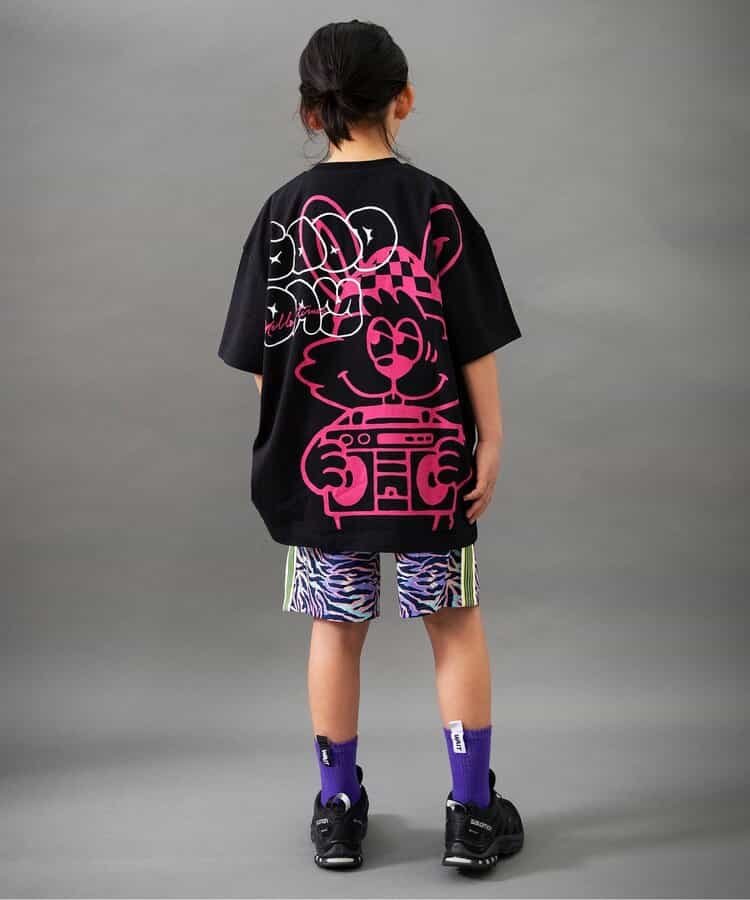 Japanese children's clothing BREEZE printed short-sleeved top 90-160cm boys' summer TOPS