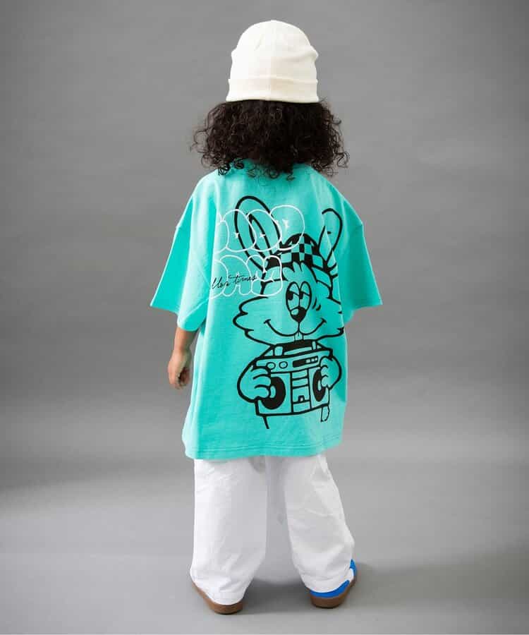 Japanese children's clothing BREEZE printed short-sleeved top 90-160cm boys' summer TOPS