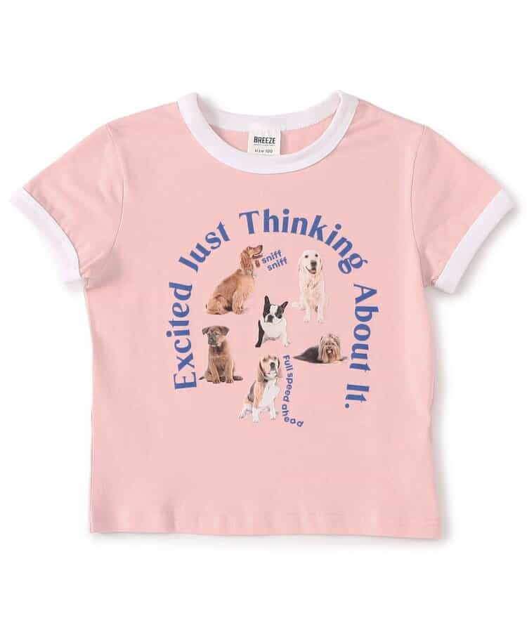 BREEZE Japanese children's clothing paparazzi pattern top 80-140cm boys/girls summer TOPS